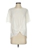 BCBGeneration 100% Rayon Ivory Short Sleeve Blouse Size S - photo 1