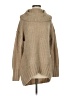 Madison 100% Acrylic Tan Turtleneck Sweater Size S - photo 1