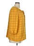 NYCC 100% Polyester Yellow Orange 3/4 Sleeve Blouse Size XL - photo 4