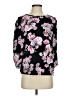 Jon & Anna Floral Tropical Black 3/4 Sleeve Blouse Size S - photo 1