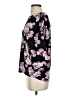 Jon & Anna Floral Tropical Black 3/4 Sleeve Blouse Size S - photo 5