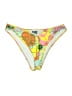 Reclaimed Vintage Print Yellow Swimsuit Bottoms Size 12 - photo 1