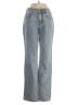 WeWoreWhat 100% Cotton Chevron-herringbone Blue Jeans Size 24 waist - photo 1