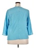 ELOQUII Blue 3/4 Sleeve Blouse Size 18 - photo 2