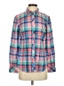 Talbots Plaid Pink Long Sleeve Button-Down Shirt Size XS - photo 1