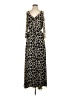 Bar III 100% Polyester Animal Print Black Casual Dress Size S - photo 1