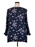 Kim Rogers Blue 3/4 Sleeve Blouse Size 2X - photo 2