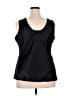 Serenada 100% Polyester Black Sleeveless Top Size 22 - 24 - photo 2