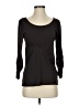 Three Dots Black Brown 3/4 Sleeve T-Shirt Size XXS - photo 1