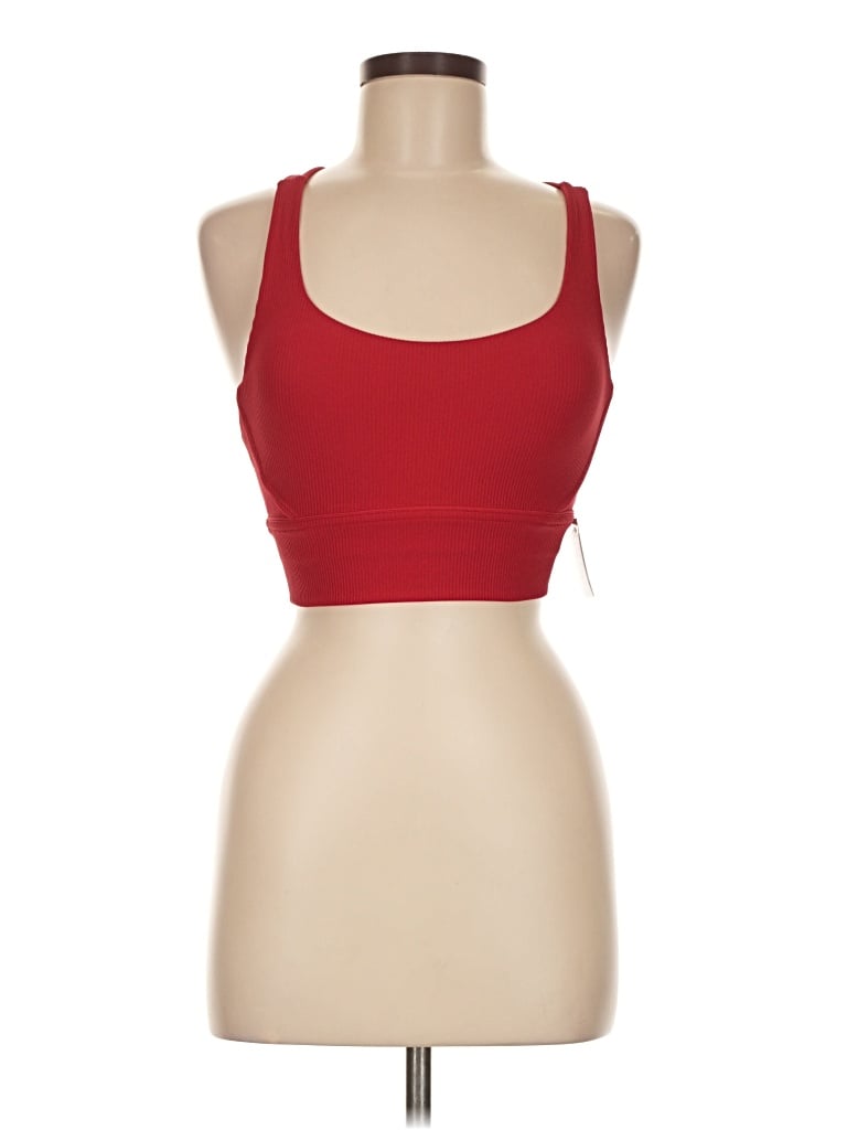 Pre-owned Lululemon Athletica Sports Bra In Red