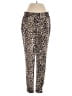 Aqua Animal Print Gold Casual Pants Size XS - photo 1