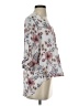 Weston 100% Polyester Floral White 3/4 Sleeve Blouse Size S - photo 4
