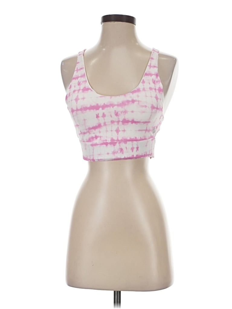 Tiger Mist Sports Bra: Pink Activewear - Size Small
