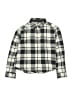 Cat & Jack Plaid Gray Long Sleeve Button-Down Shirt Size 10 - 12 - photo 1