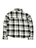 Cat & Jack Plaid Gray Long Sleeve Button-Down Shirt Size 10 - 12 - photo 2