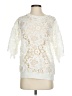 Left Coast by Dolan 100% Polyester Ivory 3/4 Sleeve Top Size XS - photo 1