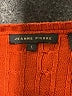 Jeanne Pierre 100% Cotton Orange Pullover Sweater Size L - photo 7