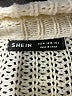 Shein 100% Polyester Ivory Casual Dress Size M - photo 7