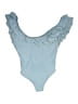 Cupshe Solid Blue One Piece Swimsuit Size M - photo 1