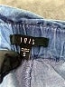 iris 100% Cotton Blue Denim Shorts Size S - photo 3