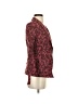 Gill Print Burgundy Blazer Size 0 - photo 4