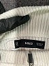MNG Stripes White Turtleneck Sweater Size XS - photo 7