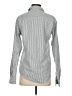 Theory Stripes Gray Long Sleeve Button-Down Shirt Size XS - photo 2