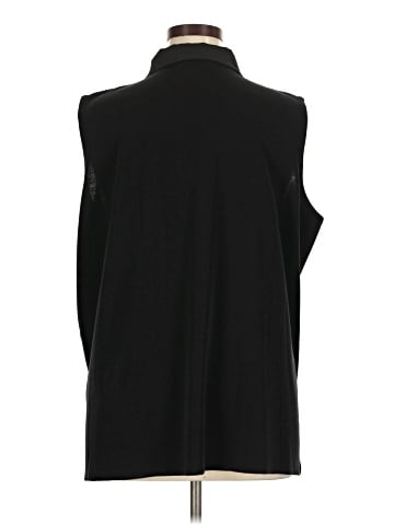 misook Sleeveless Button-Down Shirt (view 2)