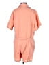Pink Lily 100% Cotton Orange Romper Size M - photo 2