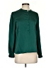 CeCe 100% Polyester Green Long Sleeve Blouse Size XS - photo 1