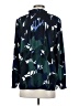 Ann Taylor 100% Polyester Print Blue Long Sleeve Blouse Size XS - photo 2