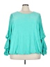 Alfani Teal 3/4 Sleeve Blouse Size 3X - photo 1