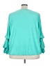 Alfani Teal 3/4 Sleeve Blouse Size 3X - photo 2