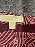 MICHAEL Michael Kors 100% Polyester Print Burgundy Shorts Size 14 (petite) - photo 3