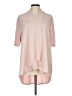 H By Halston 100% Polyester Pink 3/4 Sleeve Blouse Size L - photo 1