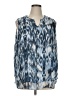 Cristina B. 100% Polyester Blue Sleeveless T-Shirt Size XL - photo 1