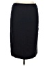 Jaeger 100% Wool Solid Black Blue Wool Skirt Size 14 - photo 1