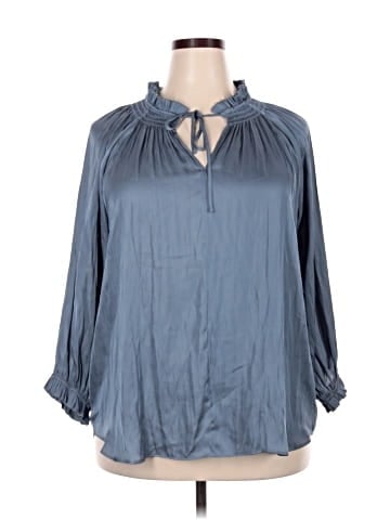 Carmen Carmen Marc Valvo Long Sleeve Blouse (view 1)