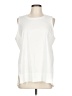 T by Talbots Ivory Sleeveless Top Size L - photo 1