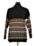 Unbranded 100% Polyester Print Black Turtleneck Sweater Size 1X - photo 2