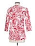 Boston Proper Red 3/4 Sleeve Blouse Size S - photo 2