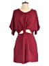 Assorted Brands 100% Polyester Burgundy Romper Size S - photo 1