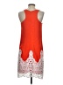 Cremieux 100% Polyester Graphic Orange Casual Dress Size S - photo 2