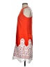 Cremieux 100% Polyester Graphic Orange Casual Dress Size S - photo 5