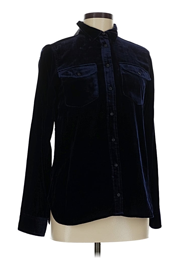 Jcrew Long Sleeve Blouse In Black