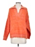 Woven Heart Tweed Orange Pullover Sweater Size S - photo 1