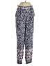 Ollari 100% Viscose Animal Print Blue Casual Pants Size S - photo 1