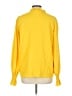 Unbranded 100% Polyester Yellow Long Sleeve Blouse Size L - photo 2