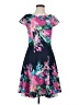 Eliza J Tropical Blue Cocktail Dress Size 2 - photo 1