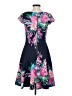 Eliza J Tropical Blue Cocktail Dress Size 2 - photo 2